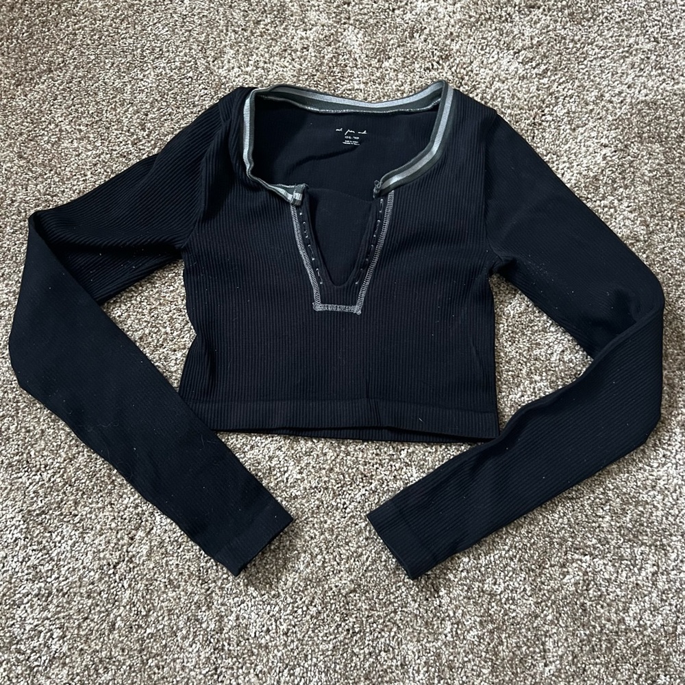 Out from Under Long Sleeve Crop Top